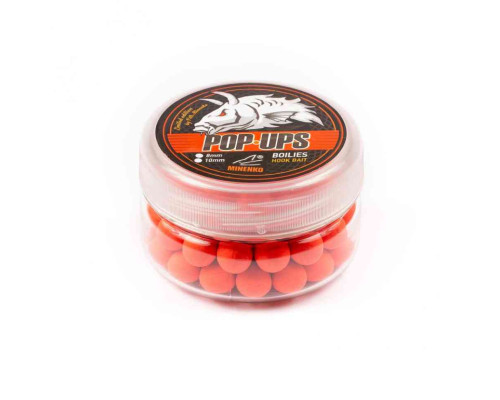 Бойлы плавающие MINENKO STRAWBERRY Pop-Up 10мм