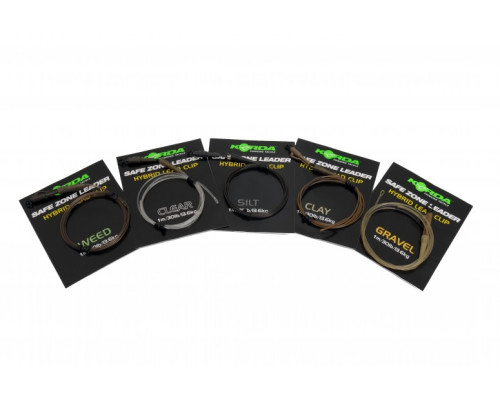 Гибридная оснастка Korda Hybrid Lead Clip Leader 40 lb Clay 100 см