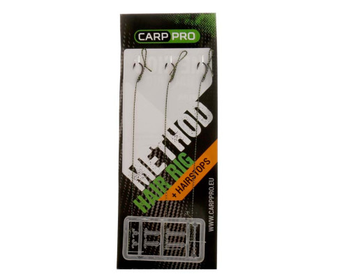 Готовый поводок с крючком Carp Pro Method Hair Rig Hooklink 10 lb №12