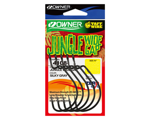 Крючки Owner Offset Jungle Wide Gap 4108 №5/0
