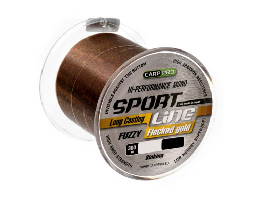 Леска Carp Pro Sport Line Flecked Gold 300м 0.335мм