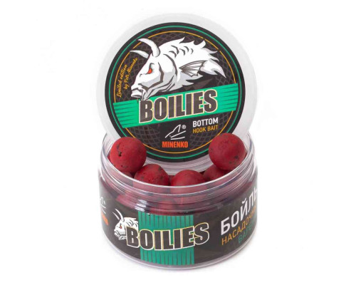 Насадочные бойлы MINENKO RED HALIBUT 20мм (варёные)