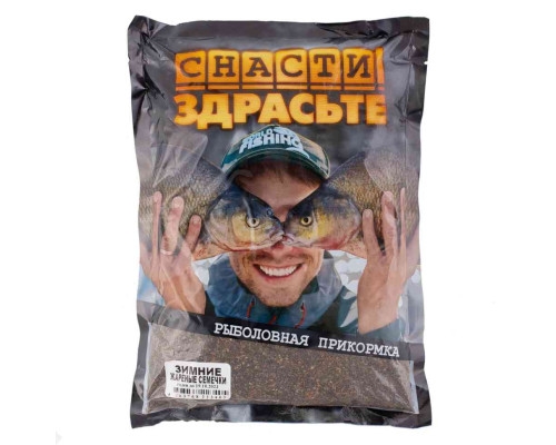 Прикормка зимняя «СНАСТИ ЗДРАСЬТЕ!» Жареные семечки