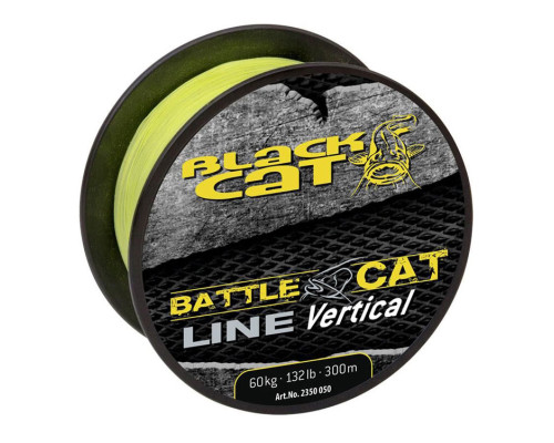 Шнур Black Cat Battle Cat Line Vertical Yellow 0.50мм 300м