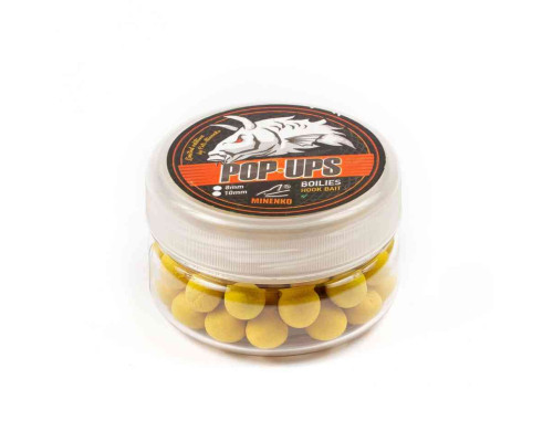 Бойлы плавающие MINENKO YELLOW FLAVOR Pop-Up 10мм