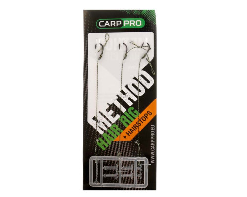 Готовый поводок с крючком Carp Pro Method Hair Rig Hooklink 15 lb №10