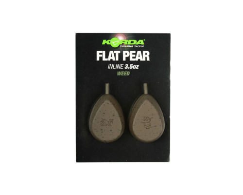 Грузило Korda Flatliner Pear In-line 2.5oz 70г