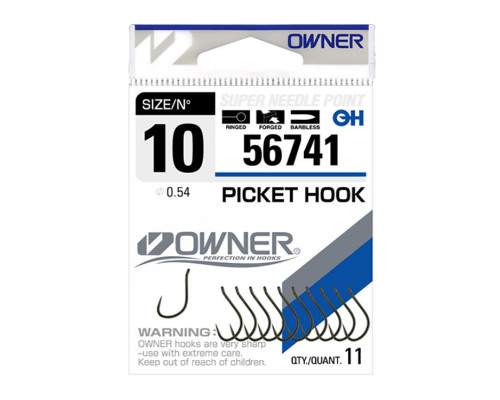 Крючки Owner 56741 Picket Hook №10