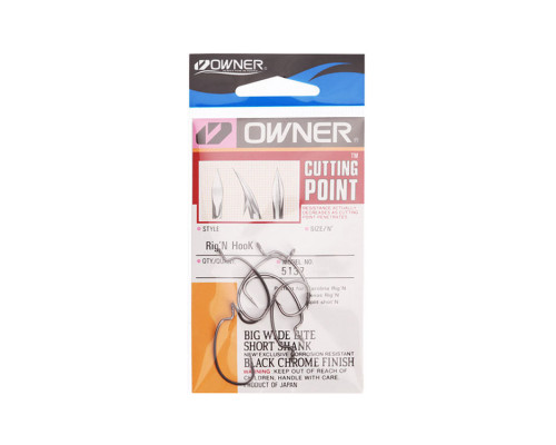 Крючки Owner Rig'n Hook 5137 №1