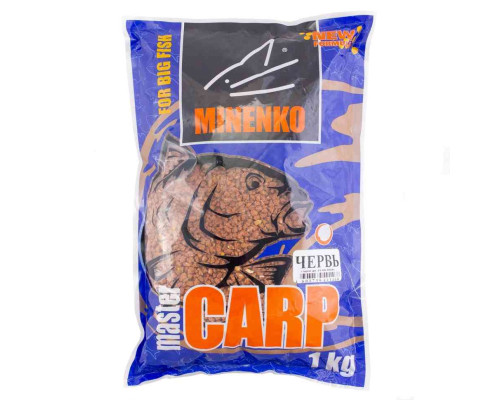 Прикормка MINENKO Master Carp Червь