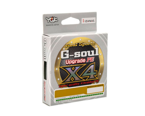 Шнур плетеный YGK G-Soul X4 Upgrade 100м #0.2 0.074мм