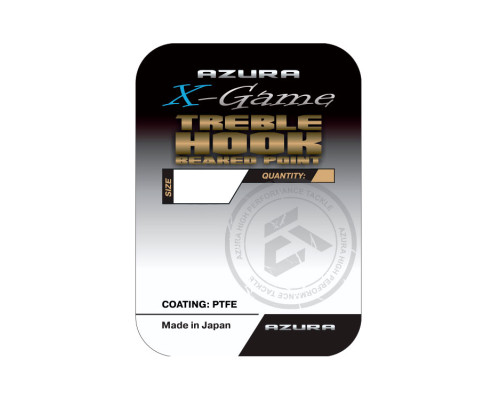 Тройники Azura X-Game Outpoint Treble Hook №12