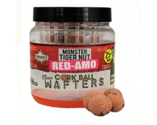 Бойлы Dynamite Baits Cork Ball Wafters Red-Amo 15 мм
