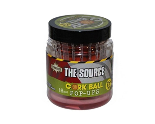 Бойлы Dynamite Baits Pop-Ups Corkball Fluro White Source 15 мм