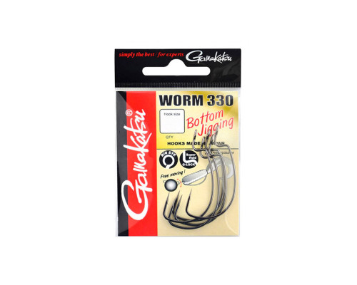 Крючок Gamakatsu Worm 330 Bottom Jigging №2/0