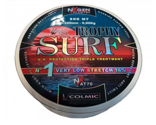 Леска Colmic Monofilo Trophy Surf 300м 0.22мм