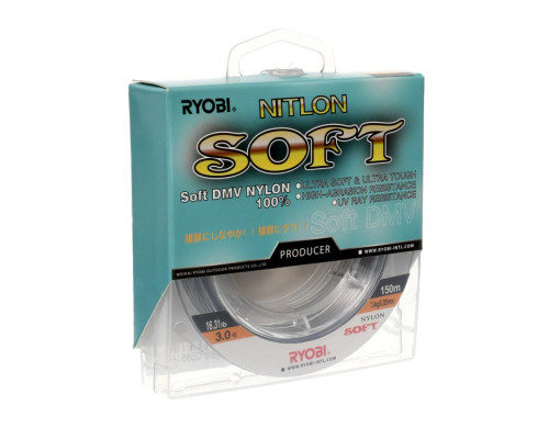 Леска Ryobi Soft Nylon 150м 0.285мм