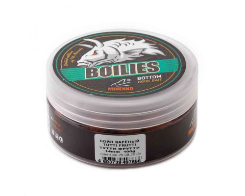 Насадочные бойлы MINENKO TUTTI FRUTTI 14мм (варёные)