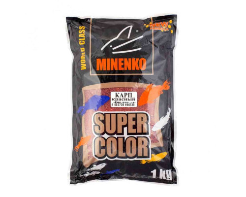 Прикормка MINENKO Super Color Карп Красный