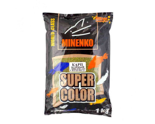Прикормка MINENKO Super Color Карп Зелёный