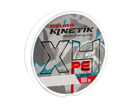 Шнур Azura Kinetik X4 Turquoise 180м #0.8 0.148мм