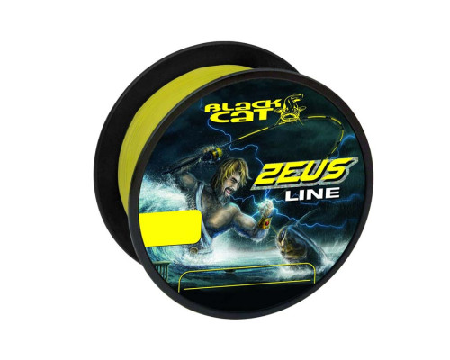 Шнур Black Cat Zeus Line Yellow 180м 0.45мм