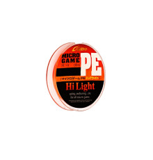 Шнур Owner Micro Game PE 3X #0.15 150м Orange 0.081мм