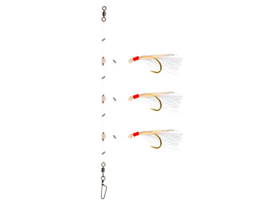 Спиннинговая оснастка Daiwa Grand Wave Cod&Pollack Rig XH #4/0 White