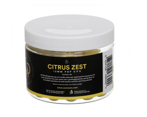 Бойлы CC Moore Elite Range Citrus Zest Pop-Ups 12 мм