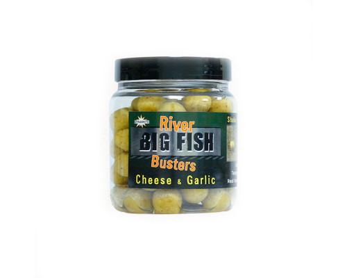 Бойлы Dynamite Baits Big Fish River Hookbaits Cheese & Garlic Durables 12мм