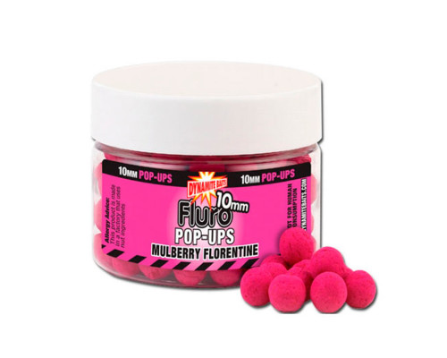 Бойлы Dynamite Baits Fluro Pop-Ups Mulberry Florentine 10 мм