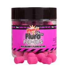 Бойлы Dynamite Baits Fluro Pop-Ups Mulberry Florentine 15 мм
