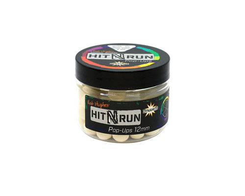 Бойлы Dynamite Baits Pop-Ups Hit N' Run 12мм White