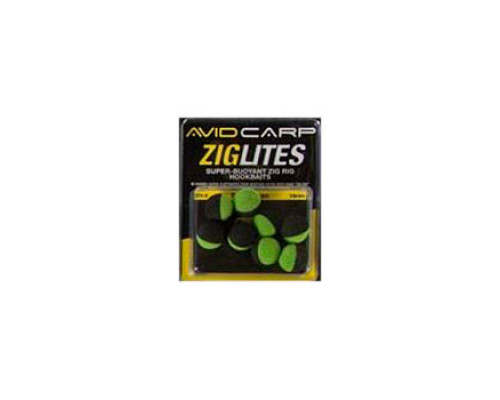 Бойлы искусственные Avid Carp Zig Lities Balls Black/Green 10 мм