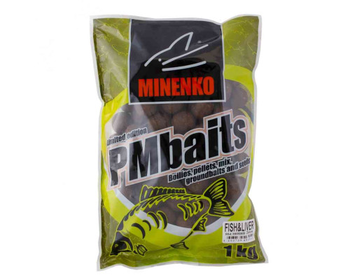 Бойлы пылящие MINENKO Fish & Liver 26мм (1кг)