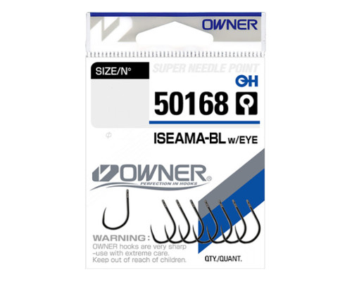 Крючки Owner Iseama-BL 50168 №16 Black