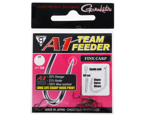 Крючок Gamakatsu A1 Team Feeder Fine Carp №6