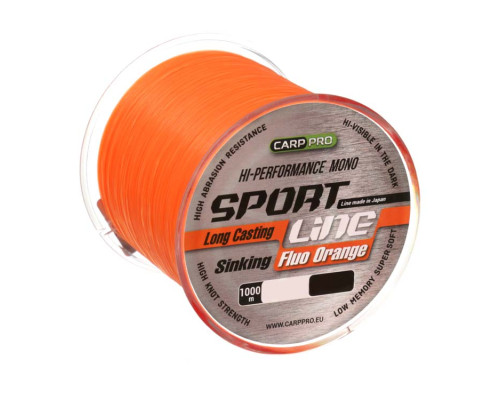 Леска Carp Pro Sport Line Fluo Orange 1000м 0.265мм