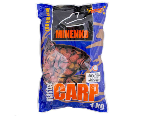 Пеллетс MINENKO Master Carp FRUIT MIX 14мм