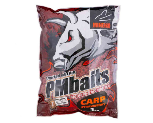 Пеллетс MINENKO Strawberry 5мм (3кг)