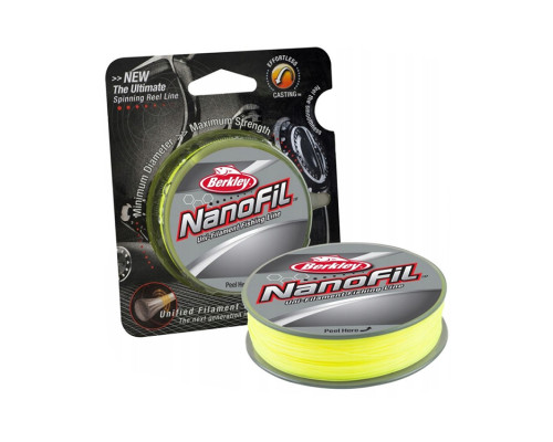 Шнур Berkley Nanofil Chartreuse 125м 0.10мм