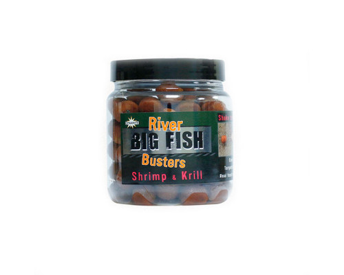 Бойлы Dynamite Baits Big Fish River Hookbaits Shrimp & Krill Durables 12мм