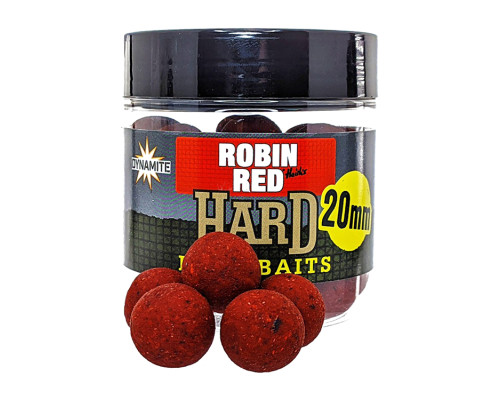 Бойлы Dynamite Baits Hard Hook Baits Robin Red 20мм
