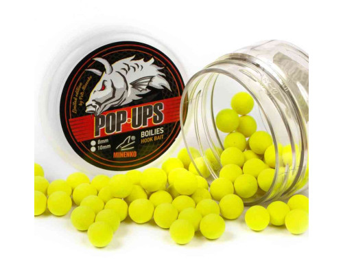 Бойлы плавающие MINENKO PINEAPPLE (Fluo) Pop-Up 10мм
