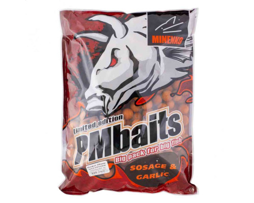 Бойлы пылящие MINENKO Sausage & Garlic 26мм (3кг)