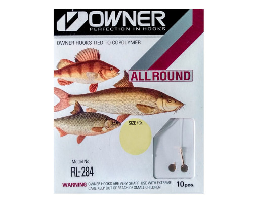Крючки с поводком Owner RL-284 №10