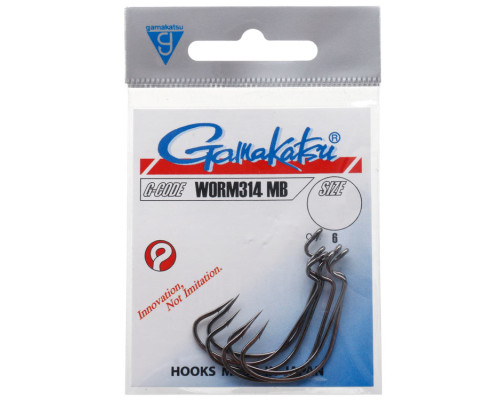 Крючок Gamakatsu Worm 314 MB №1
