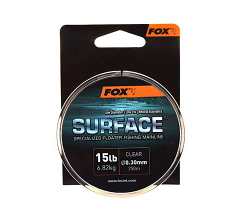 Леска Fox Surface Floater Line Clear 0.30мм 250м