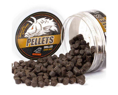 Насадочный пеллетс MINENKO BLACK HALIBUT garlic (8мм)