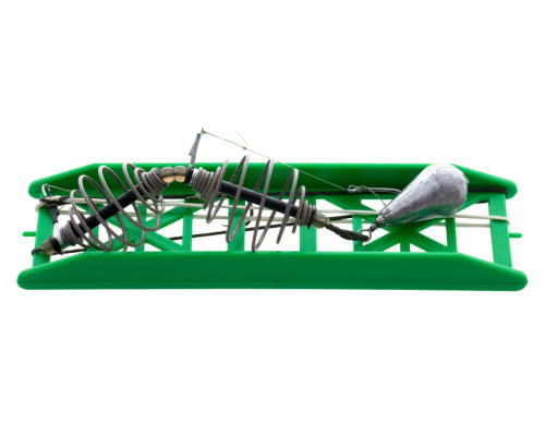 Оснастка карп-карась Flagman 2 кормушки 2 крючка №6 на ледкоре 40 г